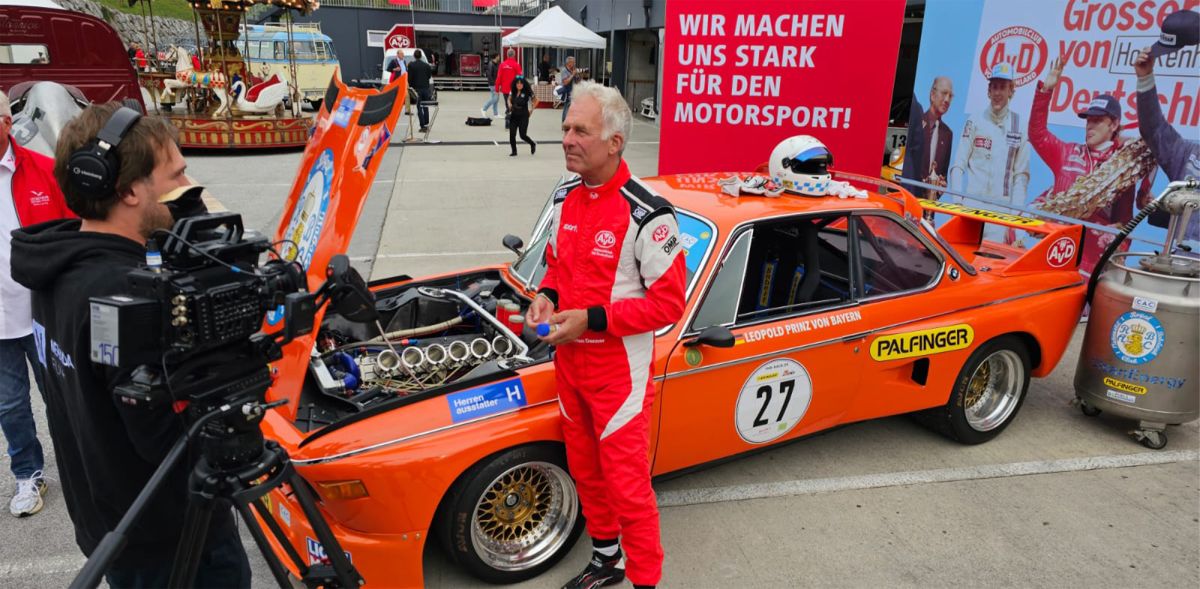 Prinz Poldis BMW CSL mit Christan Danner