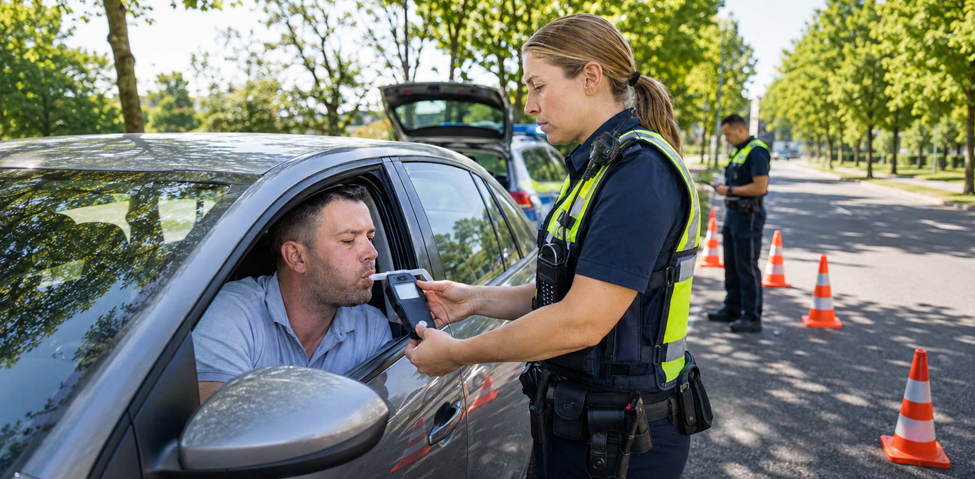 Verstärkte Verkehrskontrollen in der Aktionswoche Alkohol und Drogen© KI generierter Inhalt