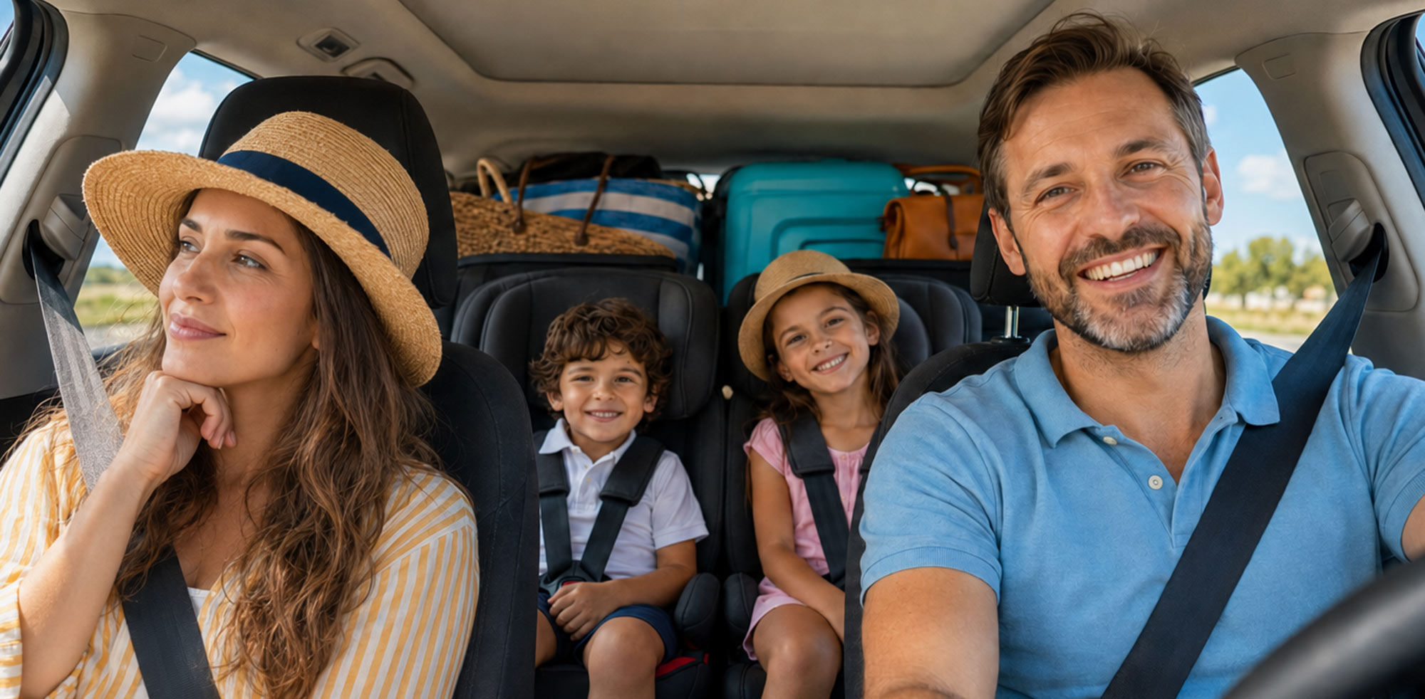 So wird schon die Fahrt in den Urlaub zur Erholung© KI generierter Inhalt