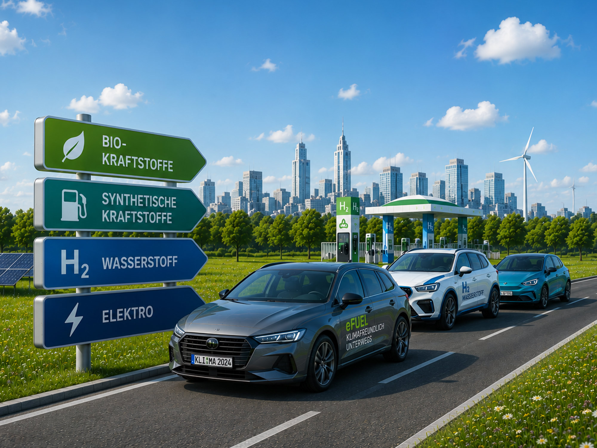 Klimafreundliche Mobilität kann mehr als nur Elektro Klimafreundliche Mobilität kann mehr als nur Elektro© KI generierter Inhalt