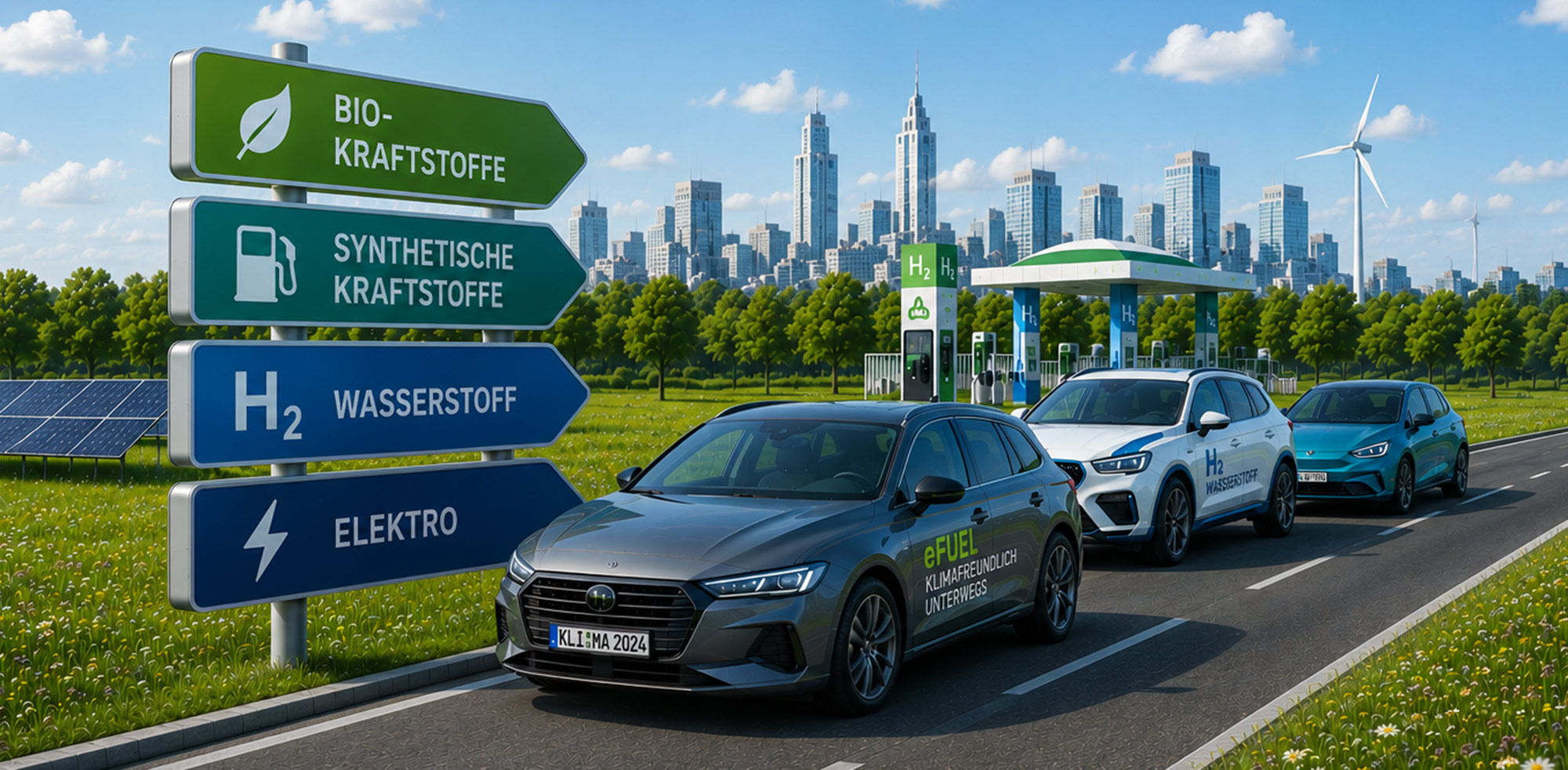 Klimafreundliche Mobilität kann mehr als nur Elektro© KI generierter Inhalt