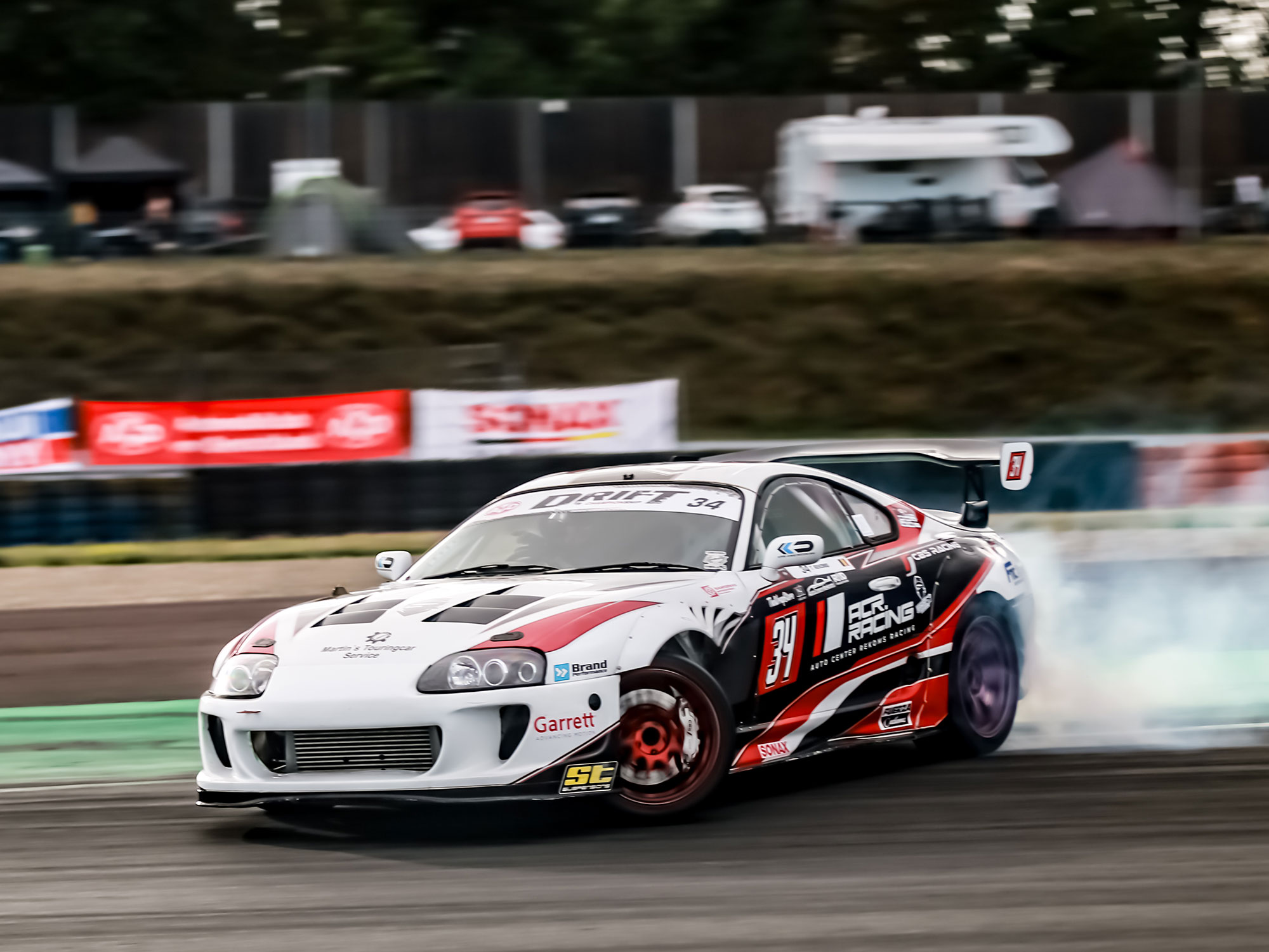 Extreme Bedingungen bei AvD Drift Championship© AvD Drift Championship