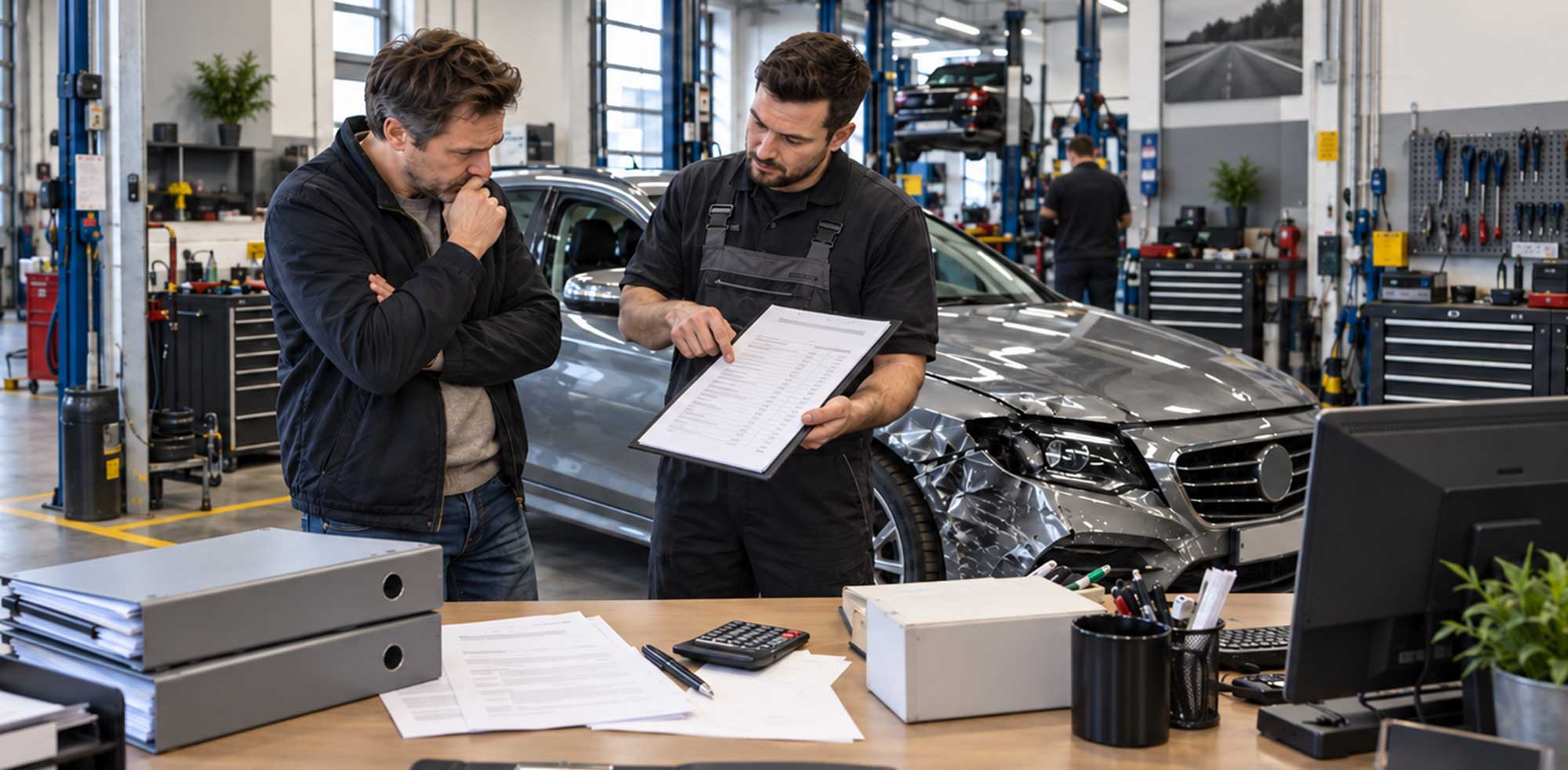 Werkstattkosten trotz Kfz-Kaskoversicherung vermeiden© KI generierter Inhalt