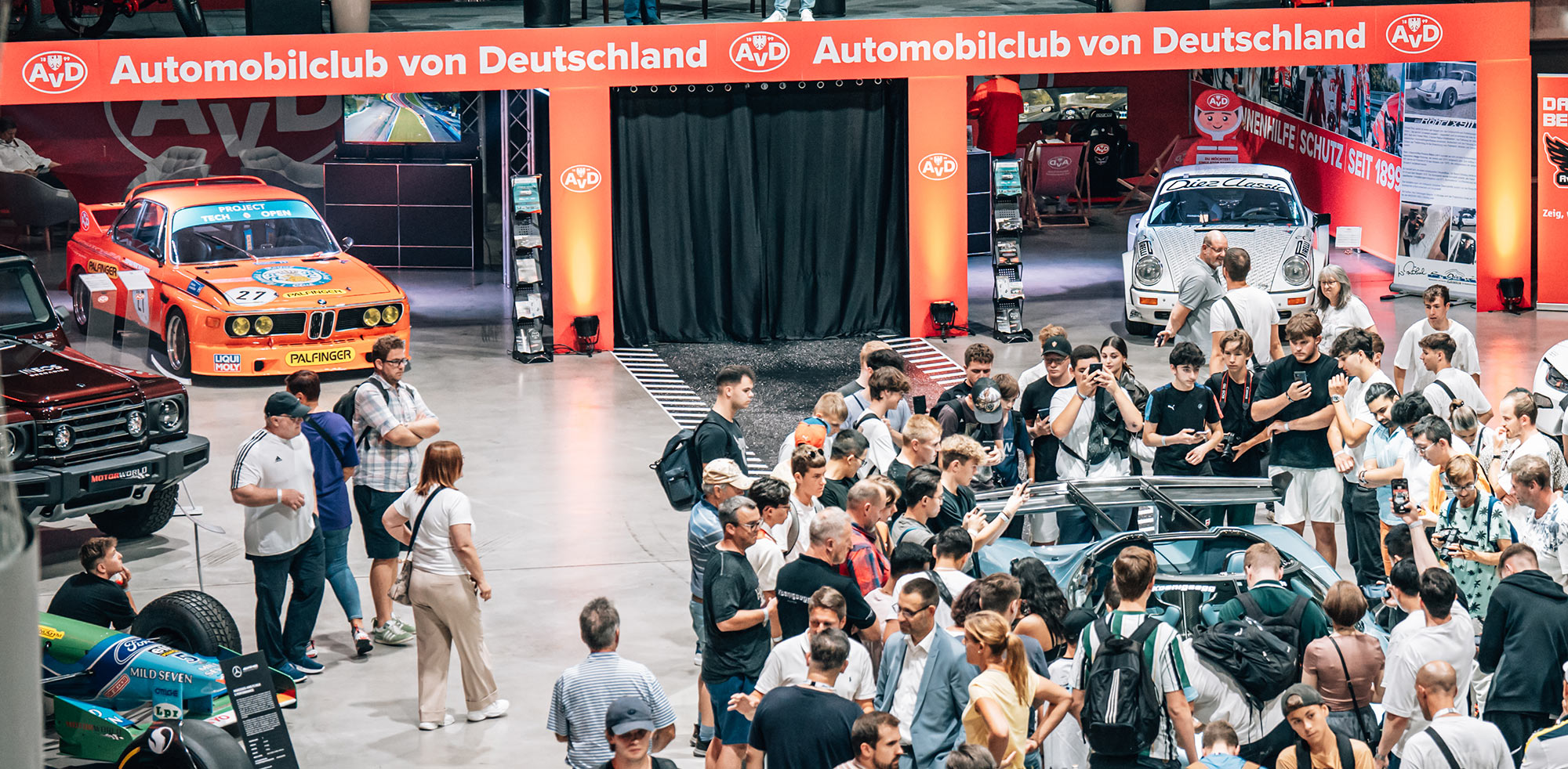 AvD Entertainment Stage auf der Motorworld 2023 AvD Entertainment Stage auf der Motorworld 2023