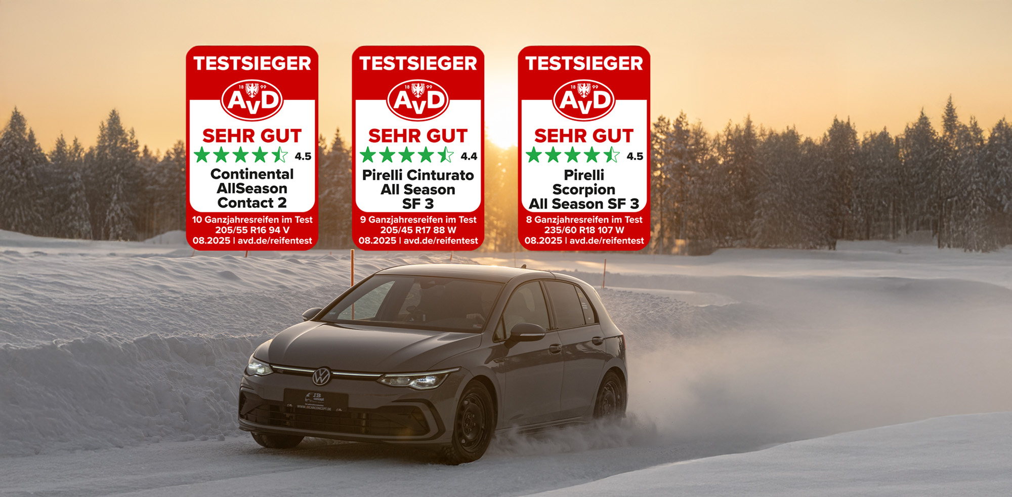 AvD Reifentest: Ganzjahresreifen 2025AvD