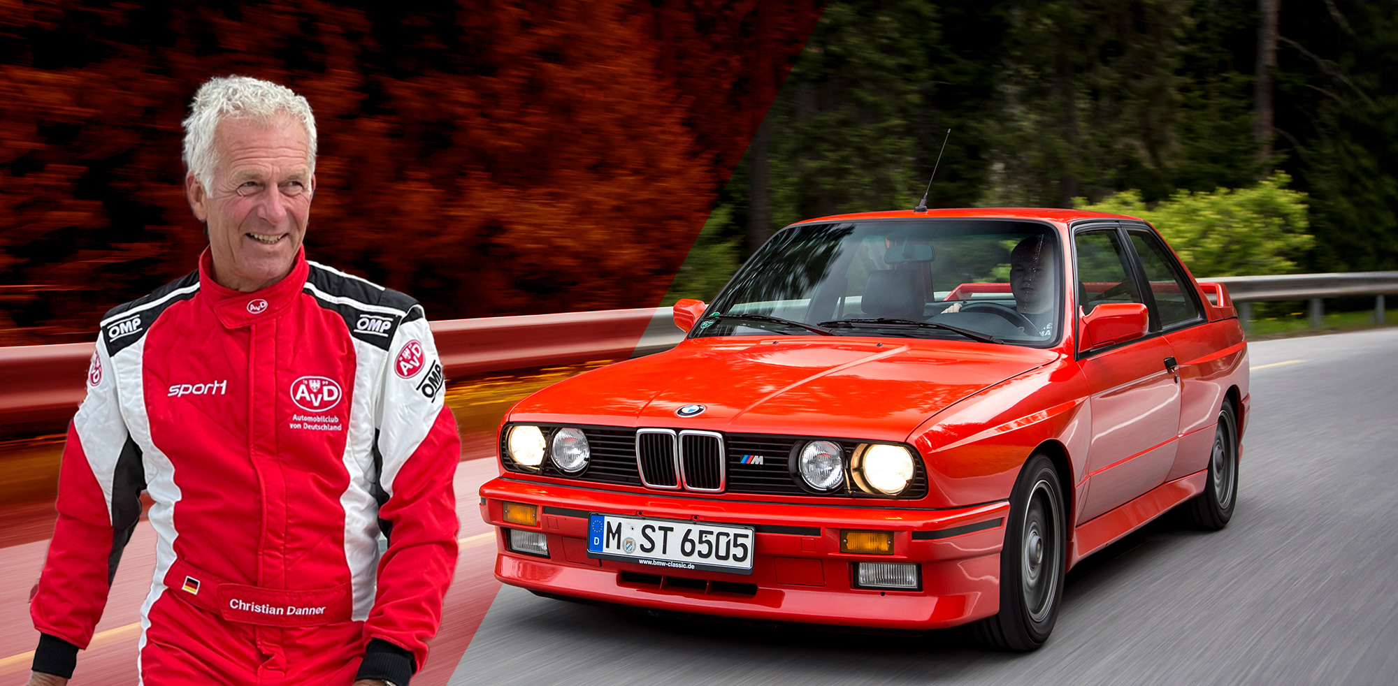 AvD Pressemeldung - Christian Danner mit einem BMW M3 bei der AvD-Hist-Tour AvD Pressemeldung - Christian Danner mit einem BMW M3 bei der AvD-Hist-TourBMW_AG_2015 (Photographer)