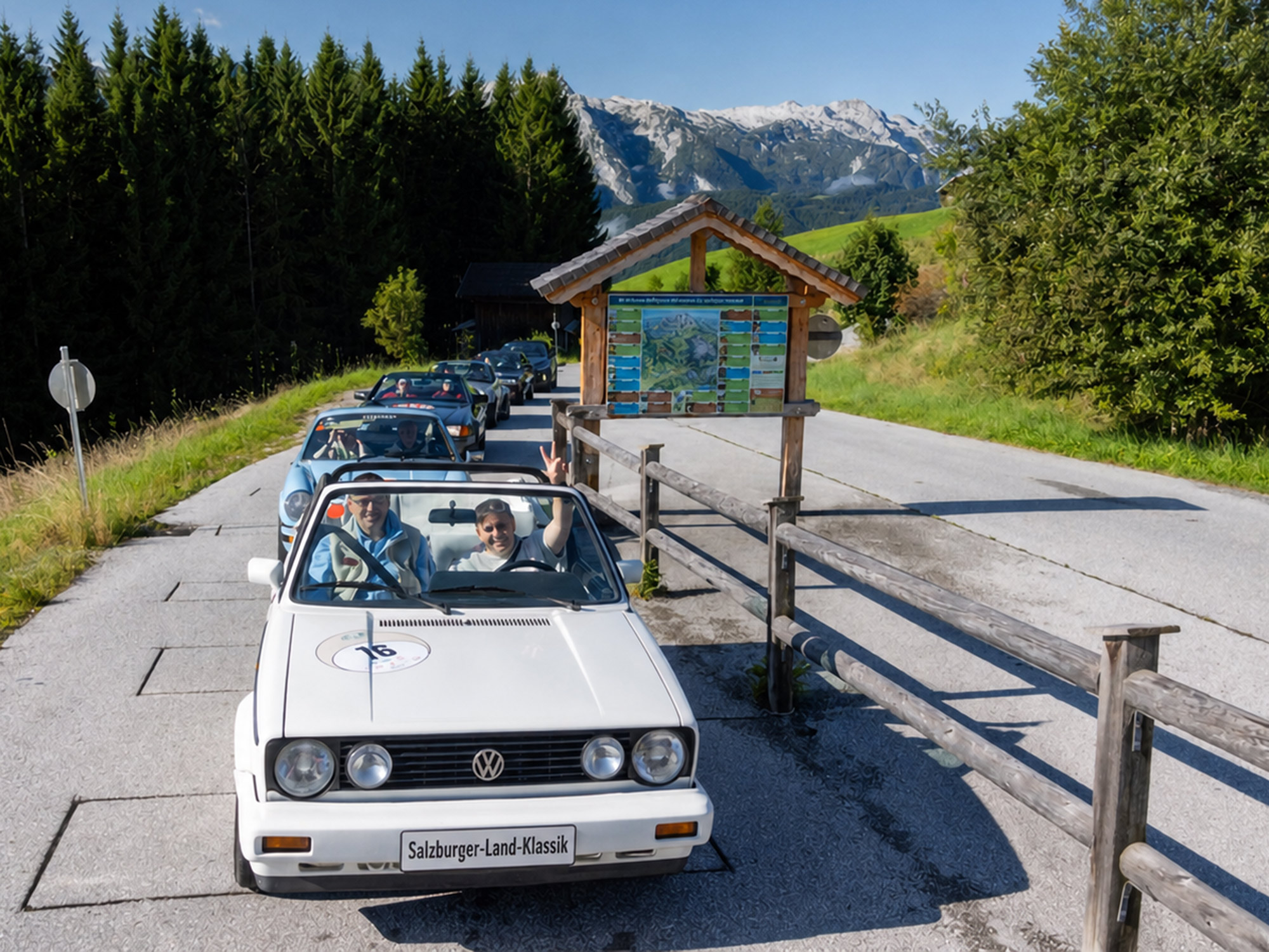Salzburger-Land-Klassik mit 80 Auto-Klassiker Salzburger-Land-Klassik mit 80 Auto-Klassiker© Salzburger-Land-Klassik