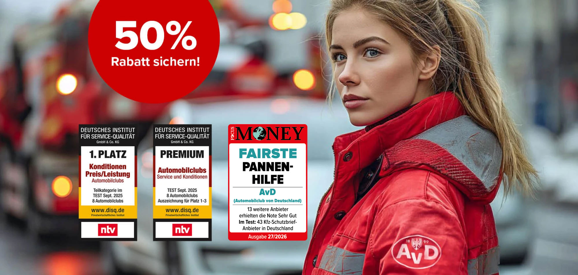 AvD Bild Start Aktionsangebot 50 Prozent